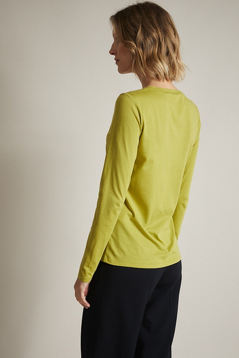 LANGARMSHIRT GOTS LIME 2