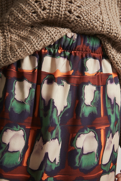 MIDIROCK PRINT AQUARELL / ORANGE 4