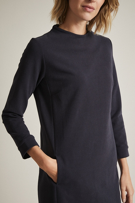 KLEID GOTS NIGHT BLUE MELANGE 4