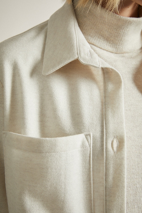 HEMDJACKE CREAM MELANGE 4