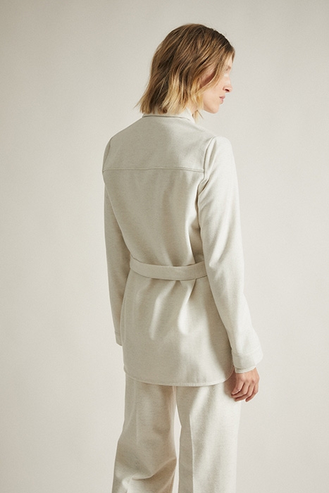 HEMDJACKE CREAM MELANGE 2