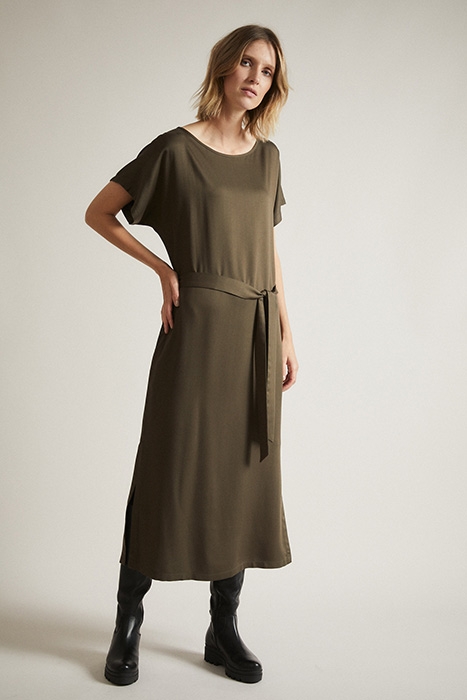 SATIN-KLEID IVY GREEN 1