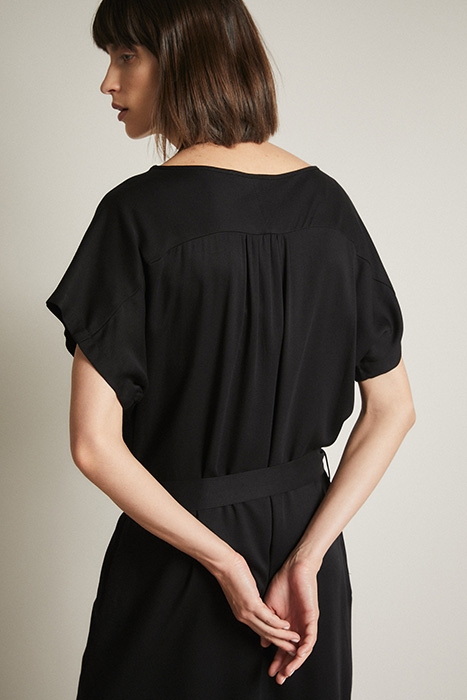 SATIN-KLEID BLACK 3