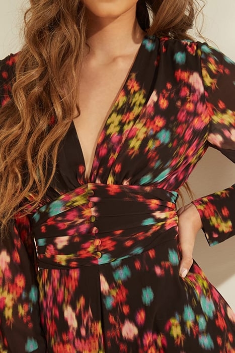 LS EMILIANA ROMPER BLURRED FLORAL PRINT BLURRED FLORAL PRINT 4