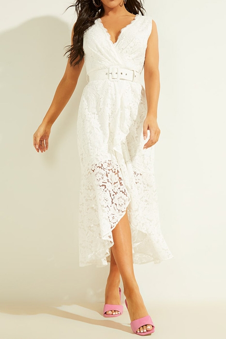 RANDA DRESS TRUE WHITE A000 TRUE WHITE A000 4