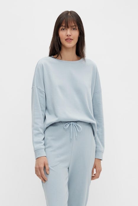 PCCHILLI SUMMER LS SWEAT D2D BLUE FOG 4