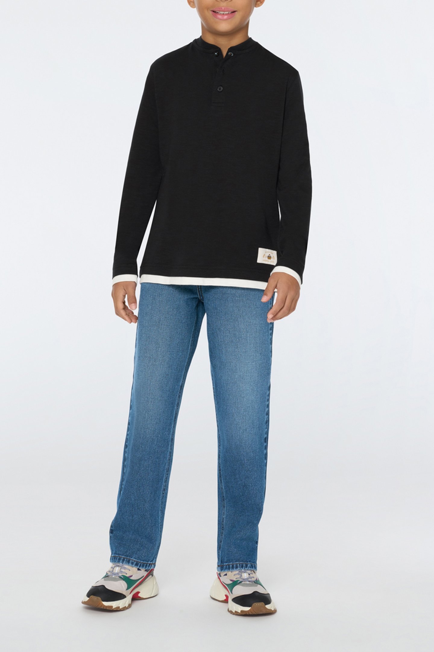 BOYS MEDIUM 5PKT STRAIGHT FIT JEAN INDIGO FORCE 3